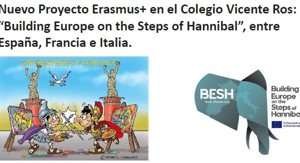 Nuevo Proyecto Erasmus+ en el CEIP Vicente Ros